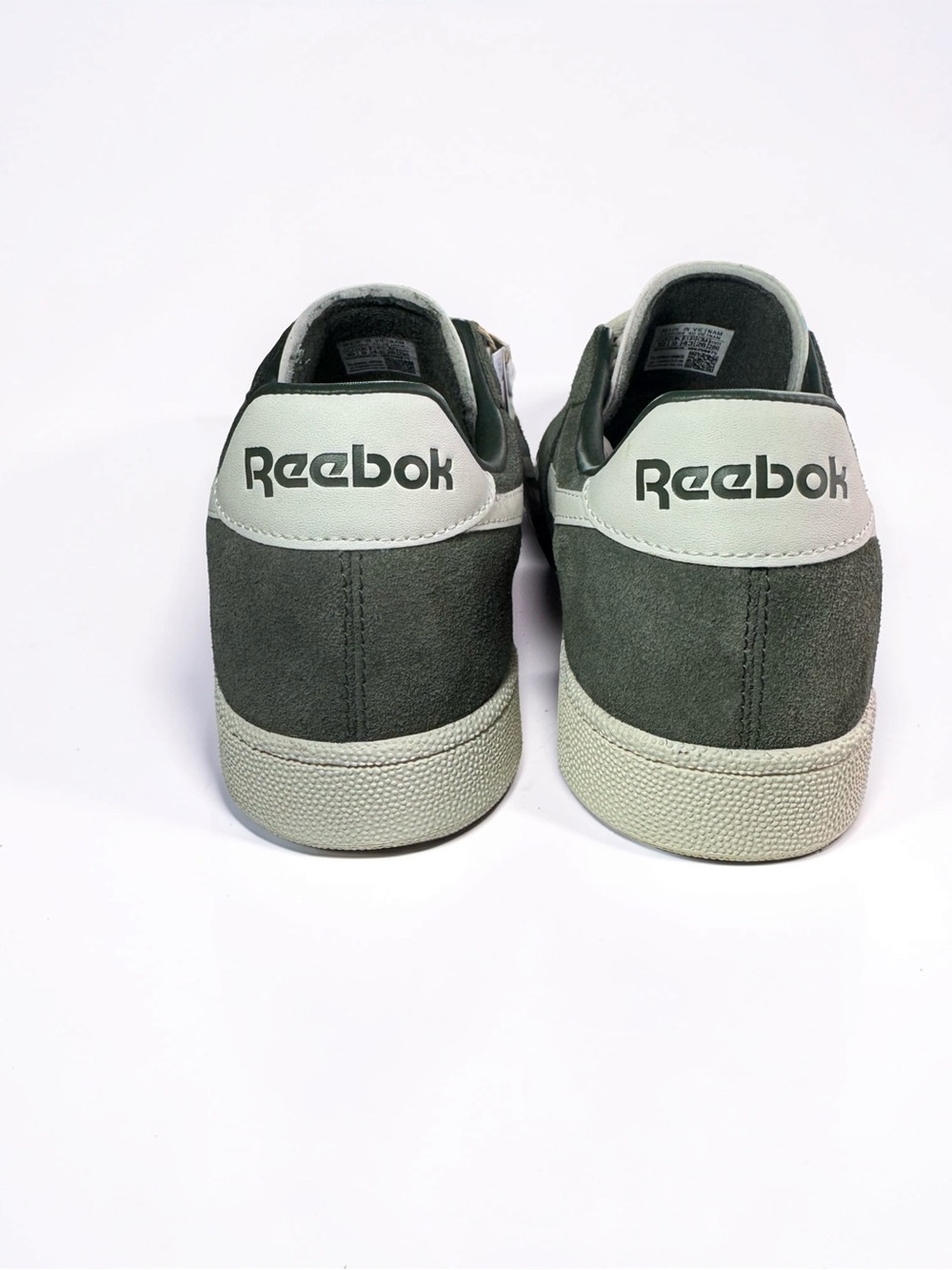 Reebok Club C Grounds UK Green Suede Retro Sneakers Men's 10 - Picture 7 of 11